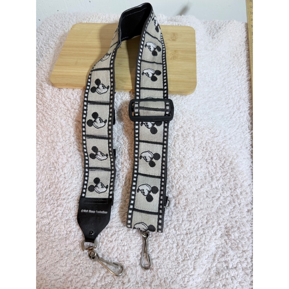 Disney Mickey Mouse Film Strip Camera Strap Slinger Adjustable Woven Vintage